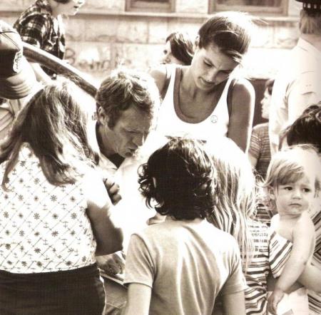 sur le tournage du chasseur-the hunter