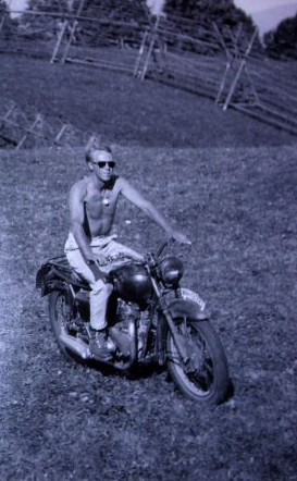 steve sur le tournage de la grande evasion