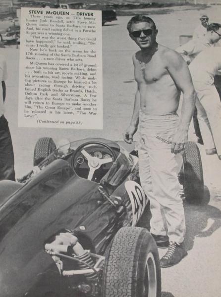 pendant la course de santa barbara en 1962
