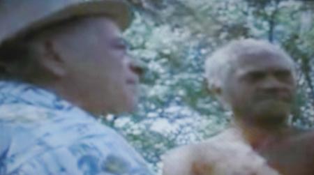 avec henri charriere sur le tournage de papillon