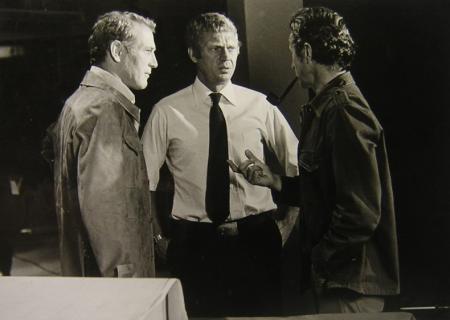 sur le tournage de la tour infernale avec paul newman et john guillermin le realisateur